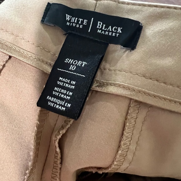 Calvin Klein Women Blue Shorts/ Belt Loops Pocket Scallop Embroidered Hem - Picture 7 of 7